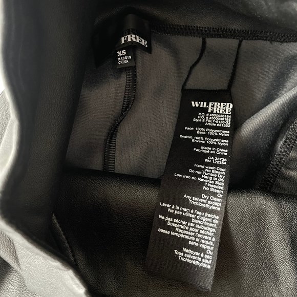 COPY - Aritzia Wilfred Free Daria Faux Leather Leggings - Picture 7 of 10